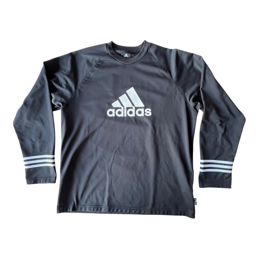 Vintage Adidas Soccer ClimaWarm Sweatshirt, Large